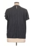 Adrianna Papell Houndstooth Black Short Sleeve Top Size XL - photo 2