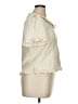 Unbranded 100% Polyester Ivory Short Sleeve Blouse Size XL - photo 4