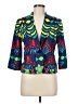 Plenty By Tracy Reese Print Blue Blazer Size 6 - photo 1