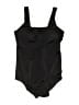 Lands' End Solid Black One Piece Swimsuit Size 12 - photo 1