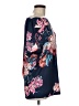 Unbranded Floral Blue Short Sleeve Blouse Size M - photo 4