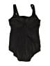 Lands' End Solid Black One Piece Swimsuit Size 12 - photo 2