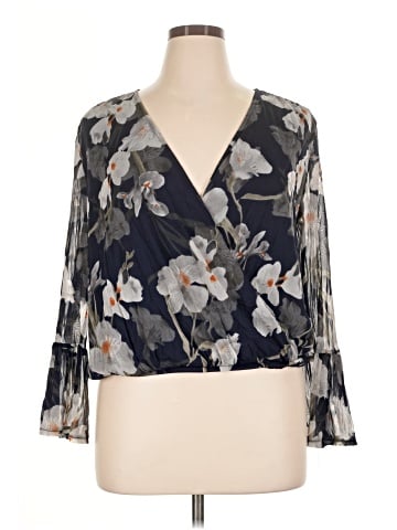 INC International Concepts 3/4 Sleeve Blouse (view 1)
