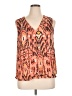 a.n.a. A New Approach 100% Polyester Orange Sleeveless Blouse Size XL - photo 1
