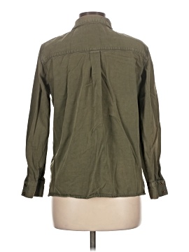 Zara Basic Long Sleeve Button-Down Shirt (view 2)