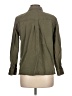 Zara Basic 100% Cotton Green Long Sleeve Button-Down Shirt Size L - photo 2