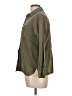Zara Basic 100% Cotton Green Long Sleeve Button-Down Shirt Size L - photo 5