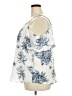 Flower & Feather Ivory Sleeveless Blouse Size 3X - photo 5