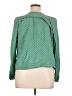 Maeve 100% Rayon Polka Dots Green Long Sleeve Blouse Size XL - photo 2