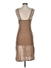 Unbranded 100% Polyester Tan Cocktail Dress Size S - photo 2