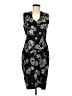 Nina Leonard Graphic Black Cocktail Dress Size M - photo 1