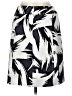 Per Se By Carlisle 100% Acetate Graphic Black Casual Skirt Size 8 - photo 2
