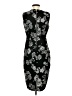 Nina Leonard Graphic Black Cocktail Dress Size M - photo 2