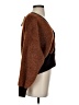 NEIWAI Color Block Brown Cardigan Size S - photo 4
