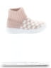Assorted Brands Checkered-gingham Pink Sneakers Size 7 - photo 1