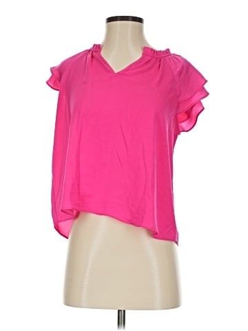 Banana Republic Factory Store Short Sleeve Blouse (view 1)