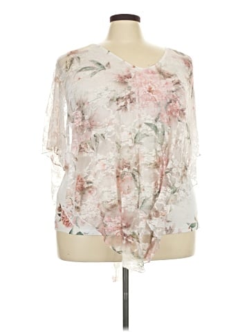 Brittany Black 3/4 Sleeve Blouse (view 1)