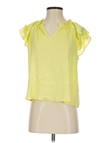 Banana Republic Factory Store Short Sleeve Blouse (view 1)
