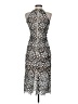 Keepsake 100% Polyester Animal Print Brown Cocktail Dress Size S - photo 2