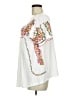 Unbranded White Short Sleeve Blouse Size M - photo 5