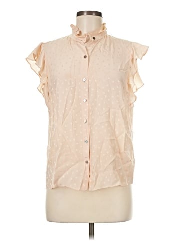 Rebecca Taylor Sleeveless Silk Top (view 1)