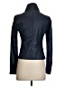 Vince. 100% Leather Solid Color Block Blue Leather Jacket Size XS - photo 2