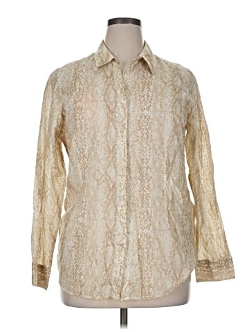 Coldwater Creek Long Sleeve Button-Down Shirt (view 1)