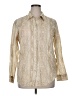 Coldwater Creek Paisley Ivory Long Sleeve Button-Down Shirt Size 1X - photo 1