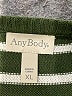 Any Body Stripes Green Pullover Sweater Size XL - photo 7