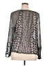 John Robshaw Gray 3/4 Sleeve Blouse Size XL - photo 2