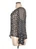 John Robshaw Gray 3/4 Sleeve Blouse Size XL - photo 5