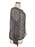 John Robshaw Gray 3/4 Sleeve Blouse Size XL - photo 4