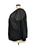 Lane Bryant 100% Polyester Black 3/4 Sleeve Blouse Size 26 - 28 Plus - photo 5