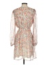 Unbranded 100% Polyester Paisley Tan Cocktail Dress Size S - photo 2