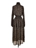 Free Press 100% Polyester Paisley Brown Casual Dress Size S - photo 1