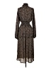 Free Press 100% Polyester Paisley Brown Casual Dress Size S - photo 2