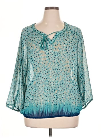 Lucky Brand 3/4 Sleeve Blouse (view 1)