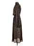 Free Press 100% Polyester Paisley Brown Casual Dress Size S - photo 5