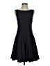 Theory 100% Polyester Solid Blue Black Cocktail Dress Size 4 - photo 1