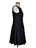 Theory 100% Polyester Solid Blue Black Cocktail Dress Size 4 - photo 4
