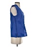 Tommy Hilfiger 100% Cotton Blue Sleeveless Blouse Size EU 34 / US 4 - photo 4