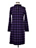 Talbots Plaid Purple Casual Dress Size M - photo 1