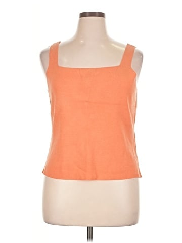 Sigrid Olsen Sport Sleeveless Silk Top (view 1)
