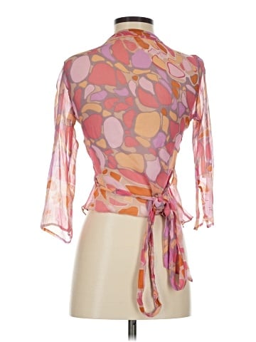 Diane von Furstenberg 3/4 Sleeve Silk Top (view 2)