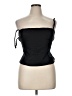 Reformation 100% Linen Solid Black Sleeveless Top Size XL - photo 1