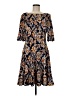 Rabbit Rabbit Rabbit Designs Paisley Blue Casual Dress Size 6 - photo 1