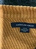 American Eagle Outfitters Stripes Yellow Brown Pullover Sweater Size S - photo 7