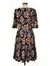 Rabbit Rabbit Rabbit Designs Paisley Blue Casual Dress Size 6 - photo 2