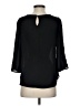 The Limited Outlet 100% Polyester Black 3/4 Sleeve Blouse Size XS - photo 2