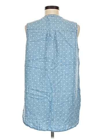Foxcroft Sleeveless Button-Down Shirt (view 2)